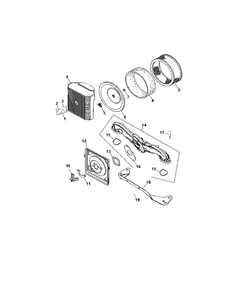 Air Intake And Filtration Diagram and Parts List for Z-FORCE50 17AH3AGP-17AH3AGP709-17AH3AGP710 Cub Cadet Lawn Tractor